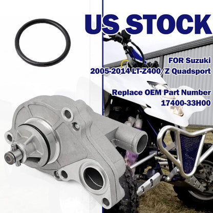 Water Pump Assembly w/O-rings for Suzuki LTZ 400 (2005–2014)