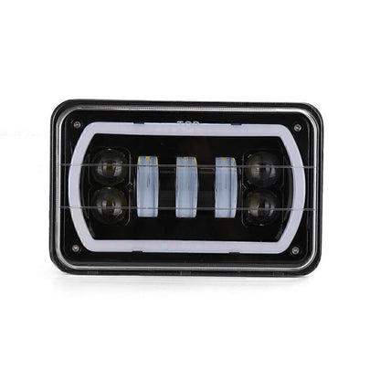 4x6" H4 RGB Headlights for Ford Chevrolet Silverado