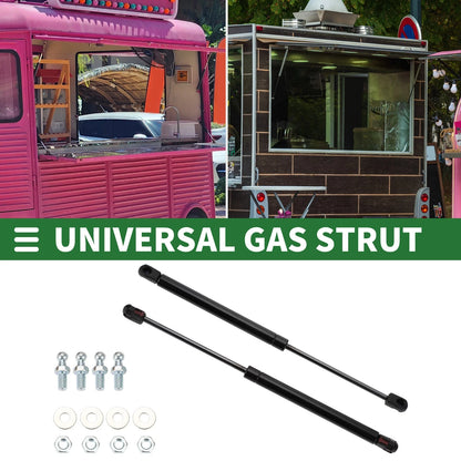Set of 2 Gas Struts 25lb/110N/11kg 15inch/380mm for Car Truck RV Boat