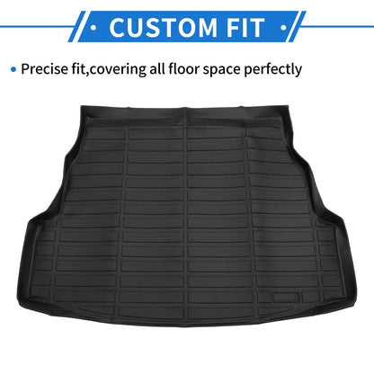 Cargo Liner Rear Trunk Mat for Toyota RAV4 (2019–2024) TPE Long Stripe Pattern