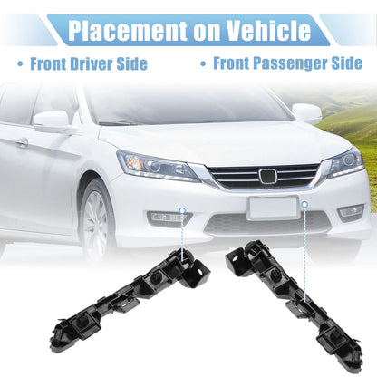 Pair of Bumper Bracket 71193T2AA01/71198T2AA01 for Honda Accord (2013–2017)