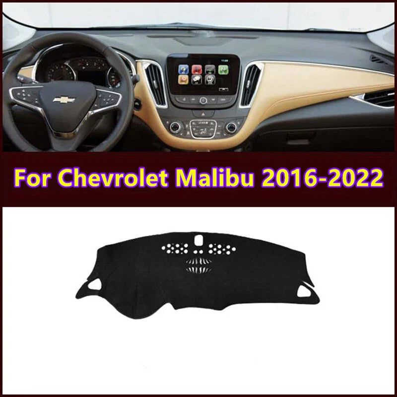 Dashboard Cover Non-Slip Pad Dash Mat for Chevrolet Malibu (2016–2022)