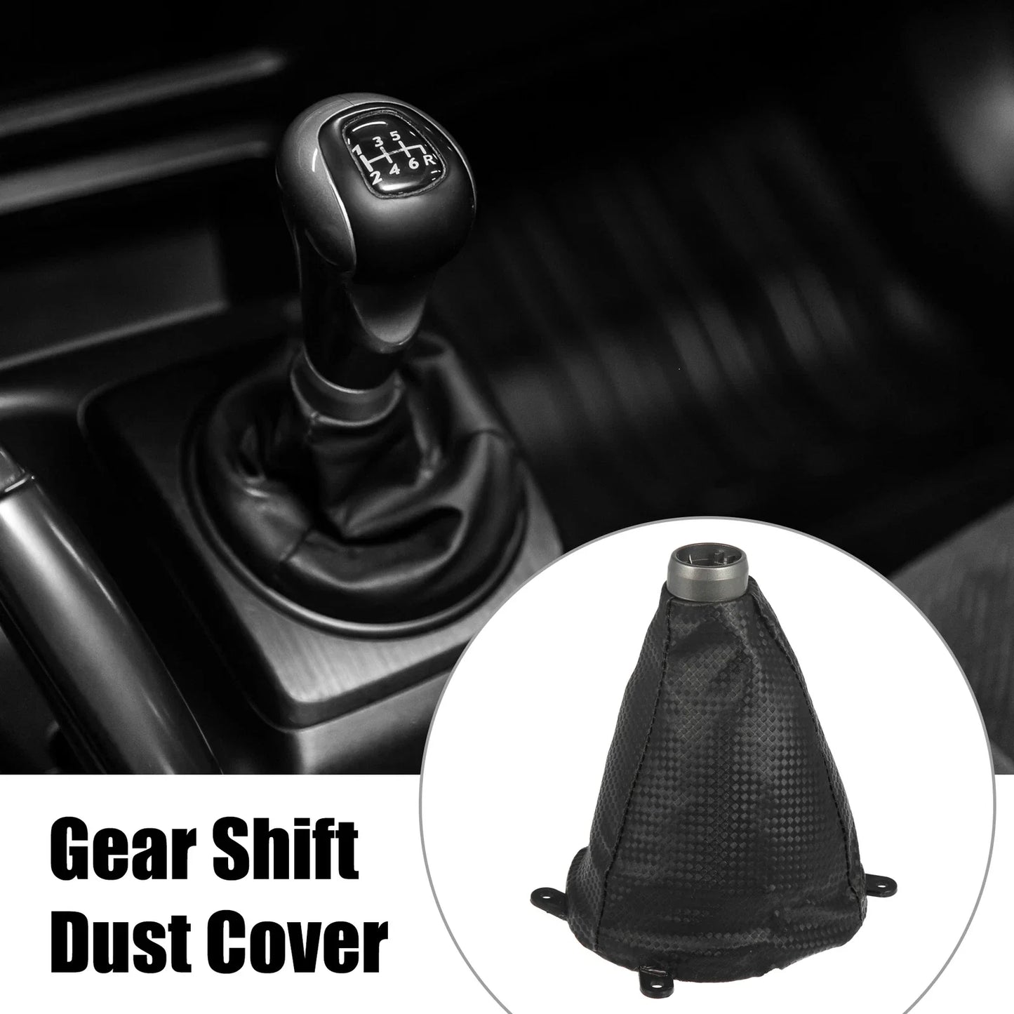 Shift Boot Cover & Gear Shift Knob for Honda Civic (2006-2011)