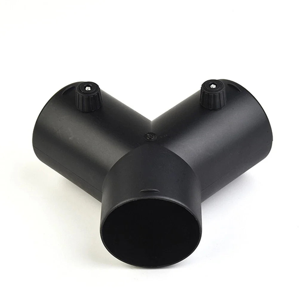75mm Y Branch Duct Splitter Outlet Connector with Regulator Valve for Heater