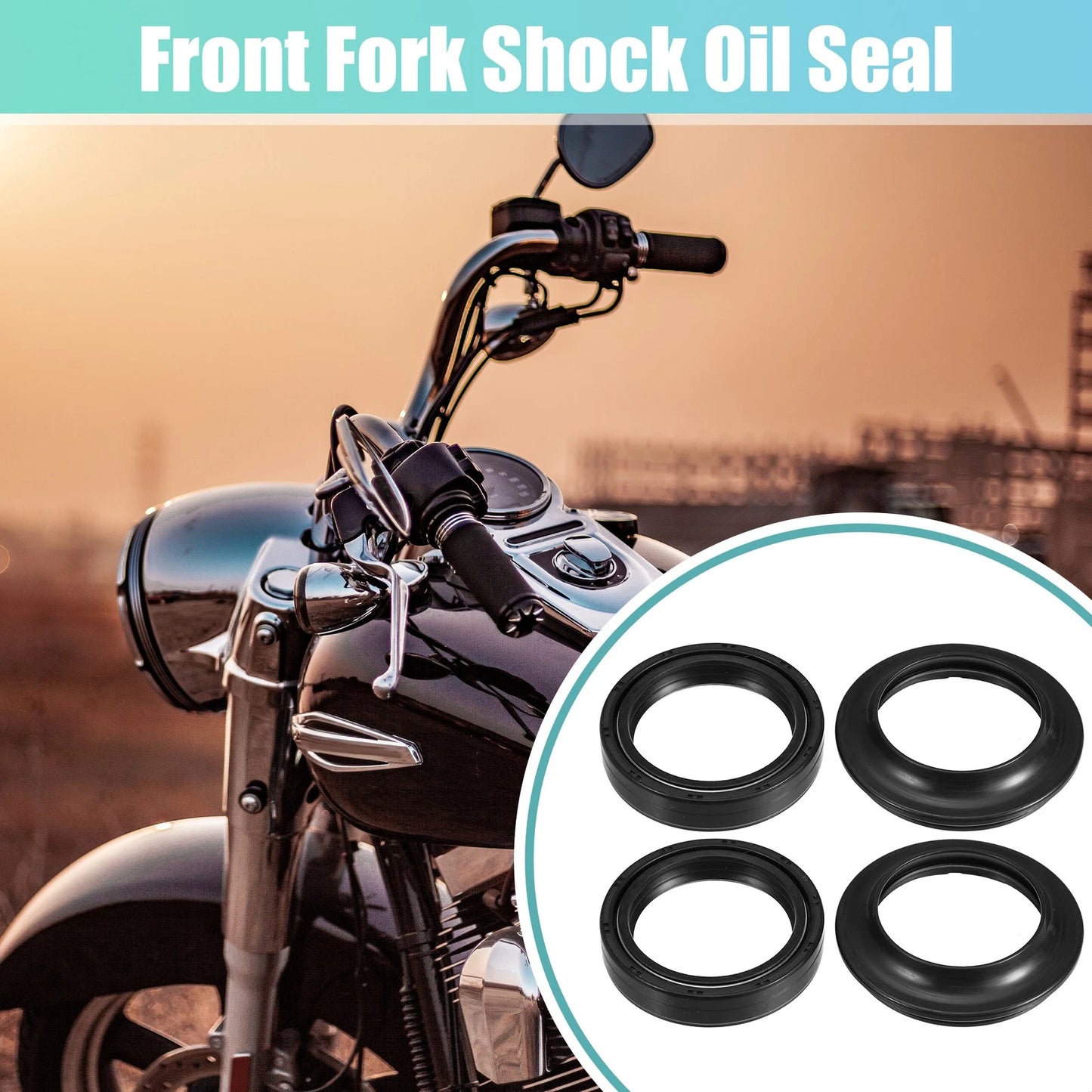 41x11mm Front Fork Shock Oil Seal Set for Kawasaki ZX600 (1993–2006)