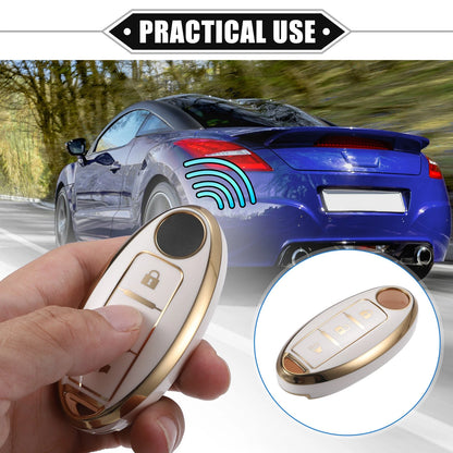 3 Button Keyless Key Fob Shell Cover Case for Nissan Altima Armada