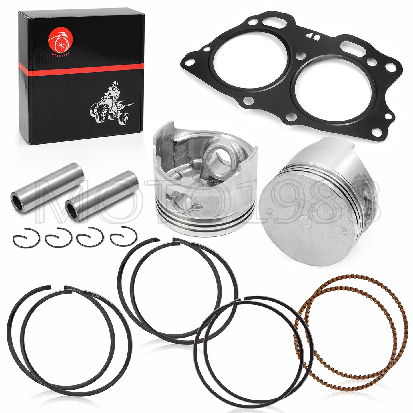 Piston Ring Gasket Connecting Rod Kit for EZGO Golf Cart 295cc (1991–2008)