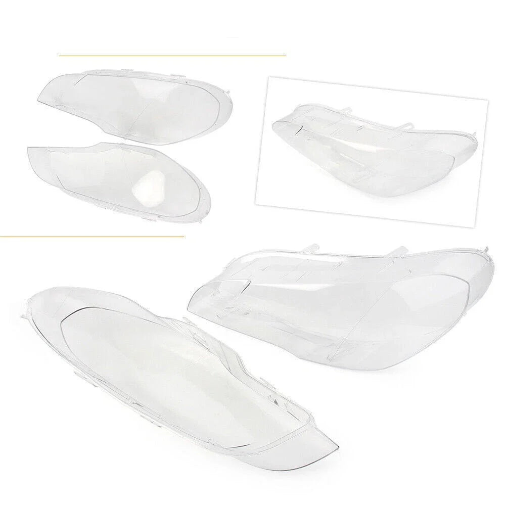 Clear Lens Cover for BMW X5 Headlight Shell Case 2007-2013