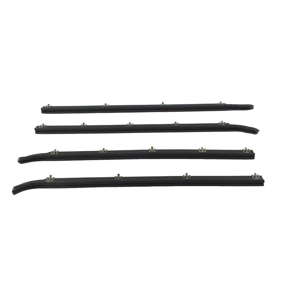 Set of 4 Outer Window Sweep Trim Seals for Ford Bronco F150 F250