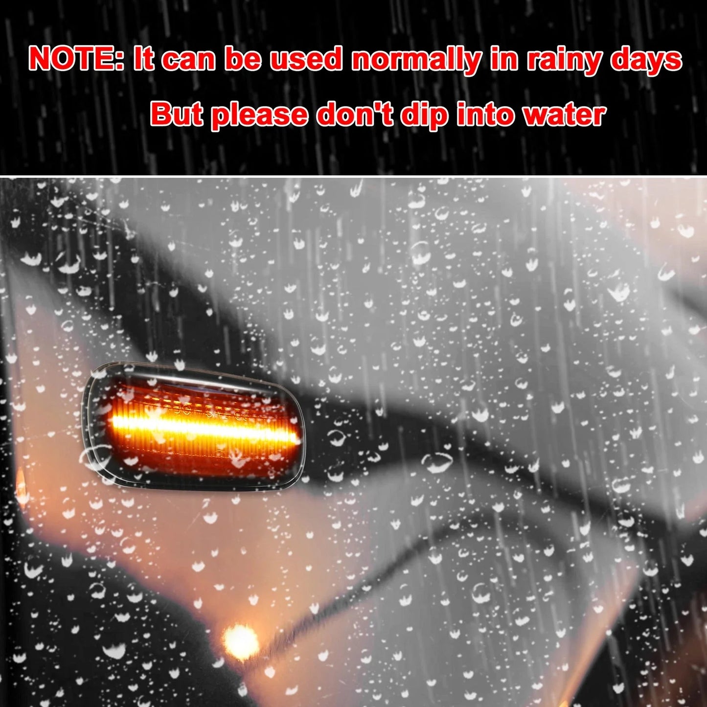 1 Pair Car LED Side Marker Signal Lights for BMW