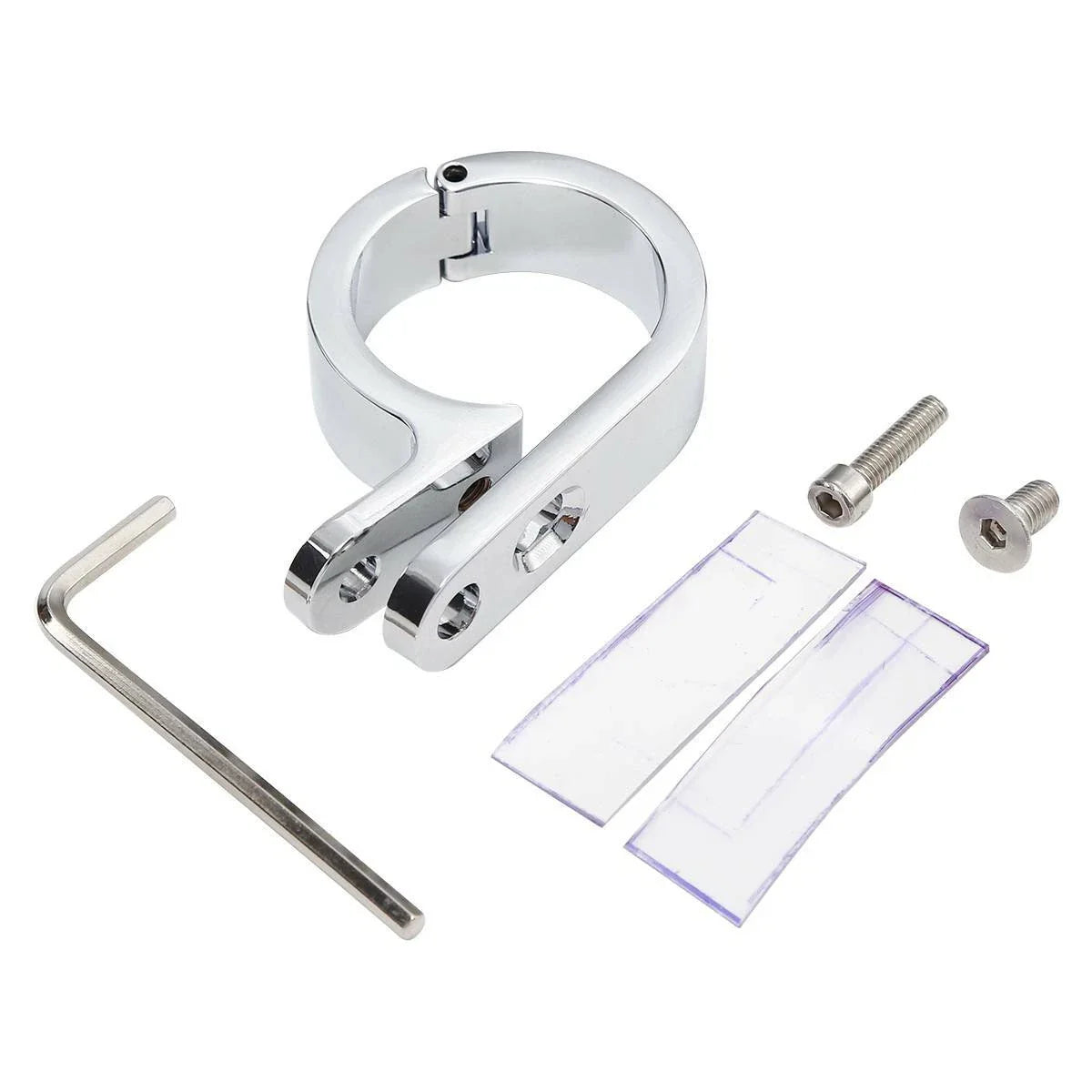 1 1/4" Chrome Universal Handlebar Mounts for Harley