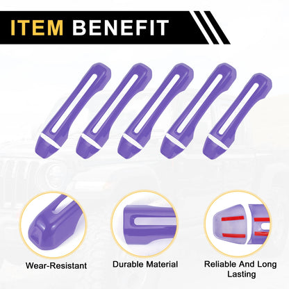 Set of 1 Door Tailgate Handle Cover for Jeep Gladiator JT (2020–2021) Purple