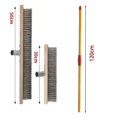 Heavy Duty Stainless Steel Wire Brush with Long Handle for Cleaning