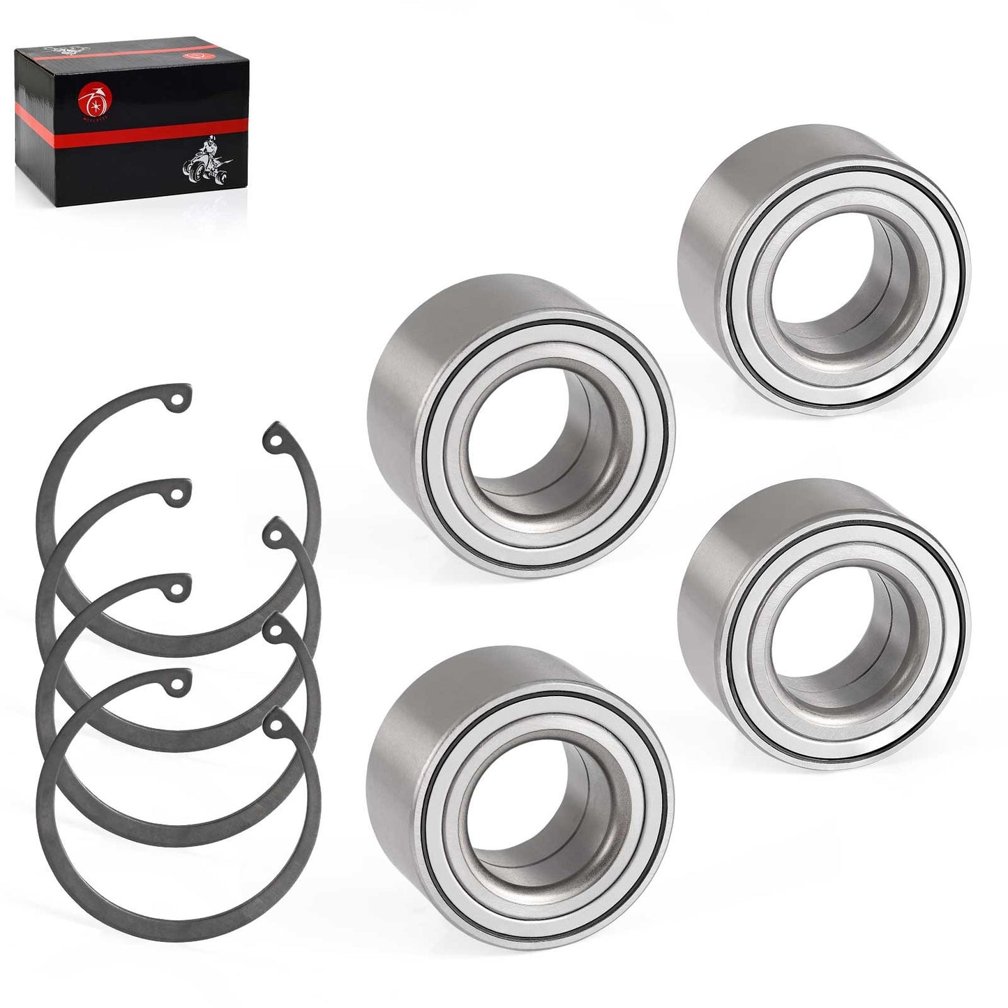 Set of 4 Wheel Bearings for Kawasaki KRT1000 Teryx KRX KRX4 (2020–2024)