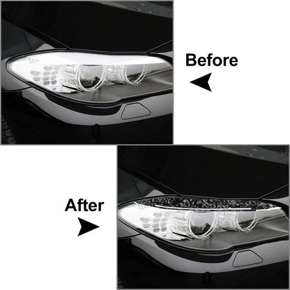 Front Headlight Eyebrow Eyelid Covers for BMW 5 Series F10 (2010-2013)