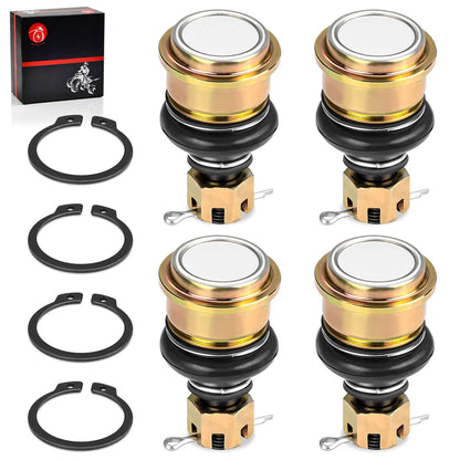 Set of 4 Front Upper & Lower Ball Joints for Yamaha Grizzly 700 (2013–2024)
