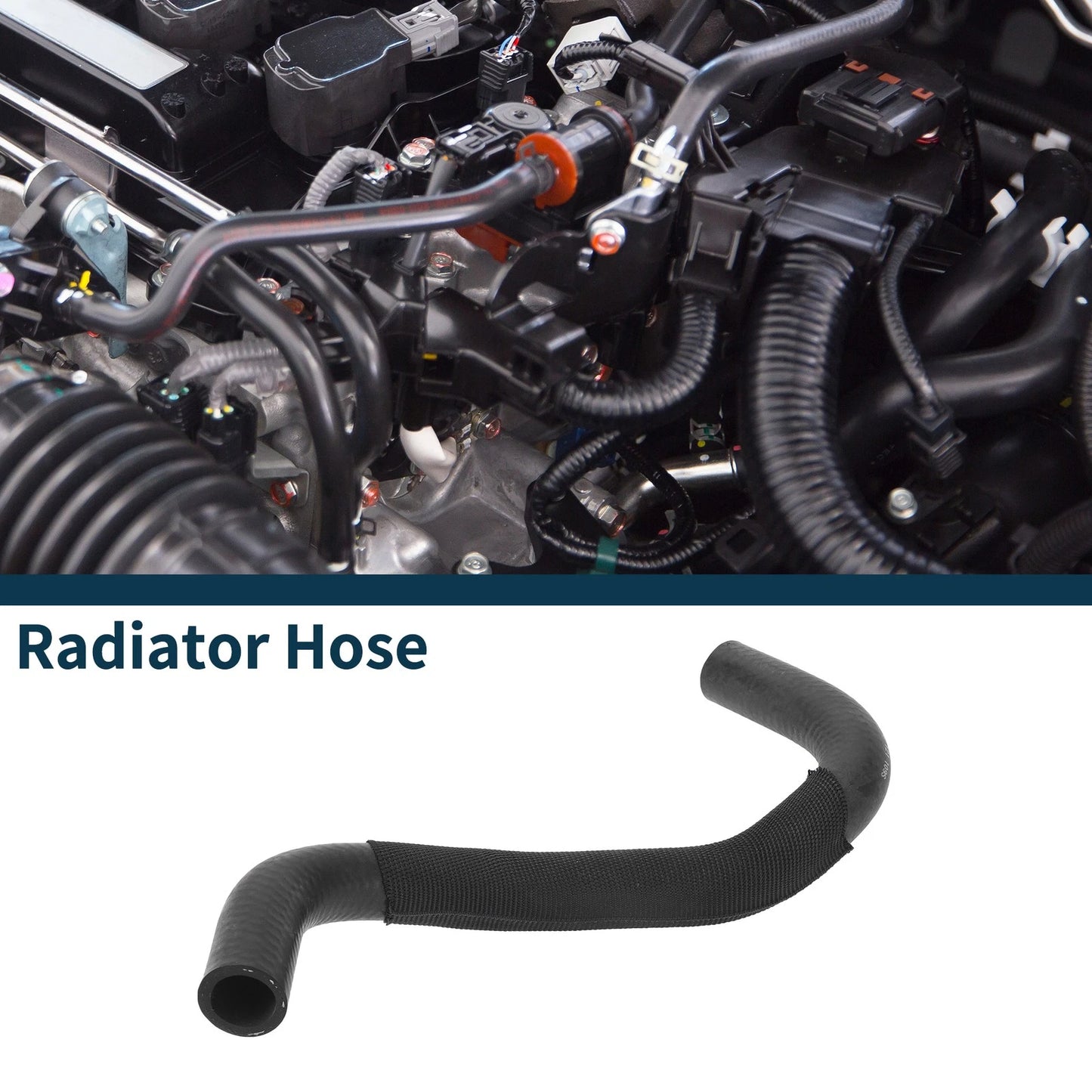 Radiator Hose Coolant Pipe for Audi A6 C6 2.0T (2005–2008) 4F0121109S Rubber