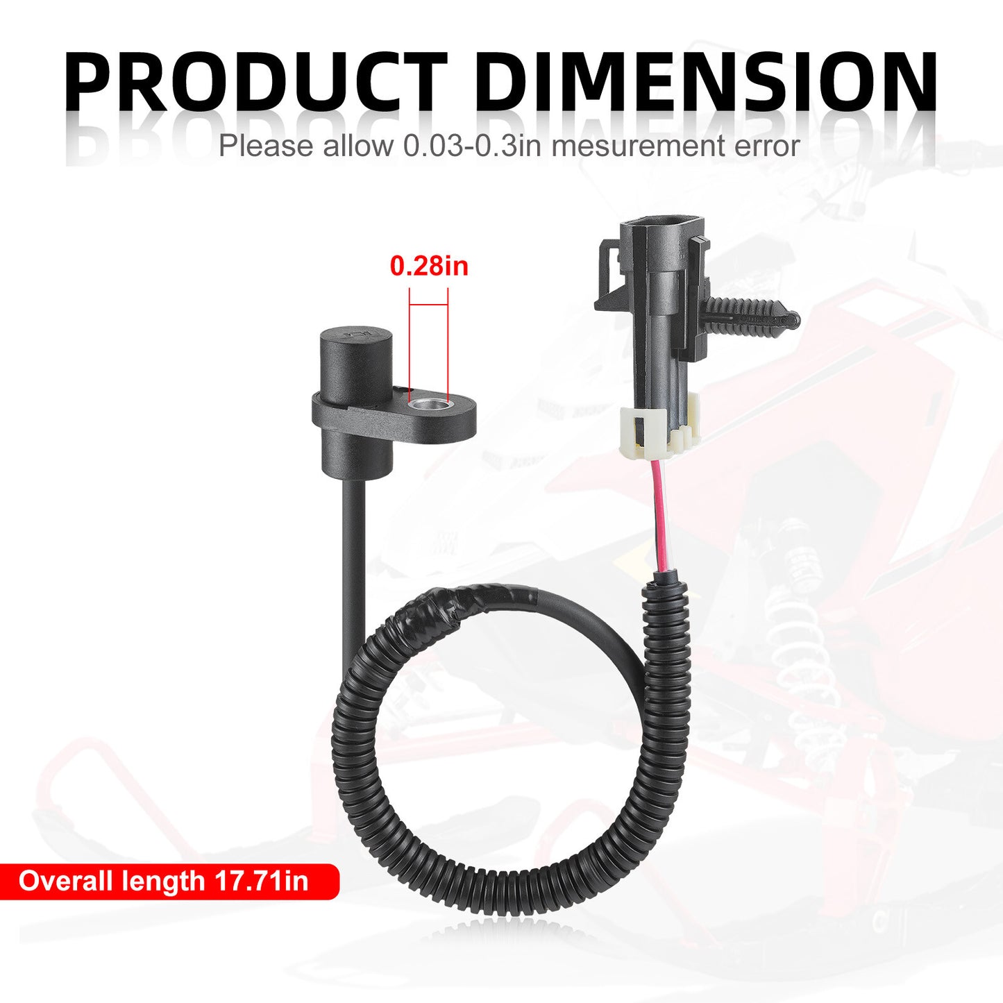 Speed Sensor for Polaris Pickup Rush Switchback Pro RMK Indy (600–800)