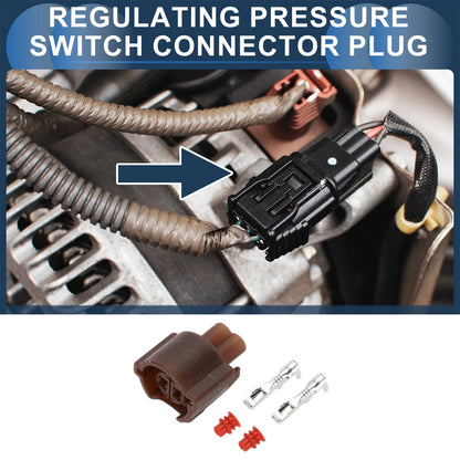 2 x Pin Regulating Pressure Switch Connector Plug for Honda Odyssey Civic