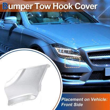 Tow Hook Cover for Mercedes-Benz CLS (2012–2018) No.A2188850326 Silver