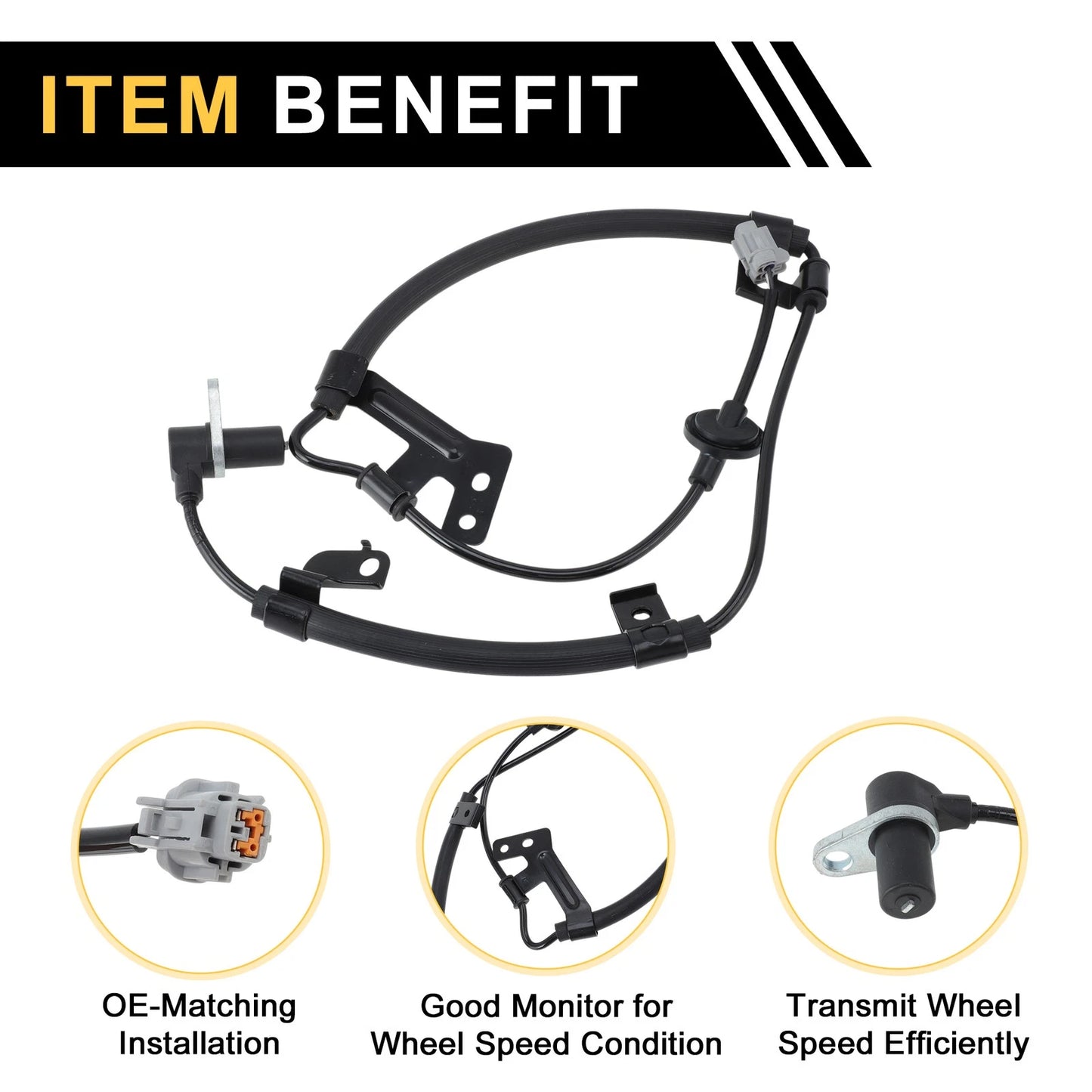 ABS Wheel Speed Sensor No. 479103J301 for Nissan Juke (2011–2019) Front Right