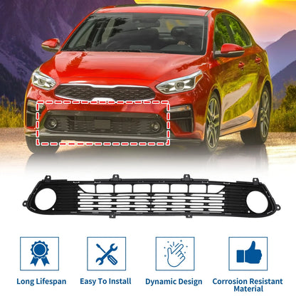 Lower Grille Front Bumper Grille for Kia Forte (2019–2021)