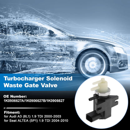 Turbo Pressure Solenoid Valve for Audi A3 (8L1) 1.9 TDI (2000–2003) 1K0906627A