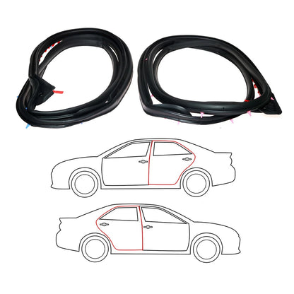 Rear Door Weatherstrip for Toyota Yaris Vios Echo (2006–2009)