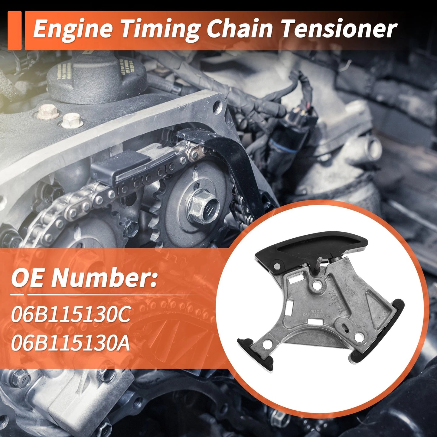 Timing Chain Tensioner for Volkswagen Beetle (2003–2004) No. 06B115130C/06B115130A