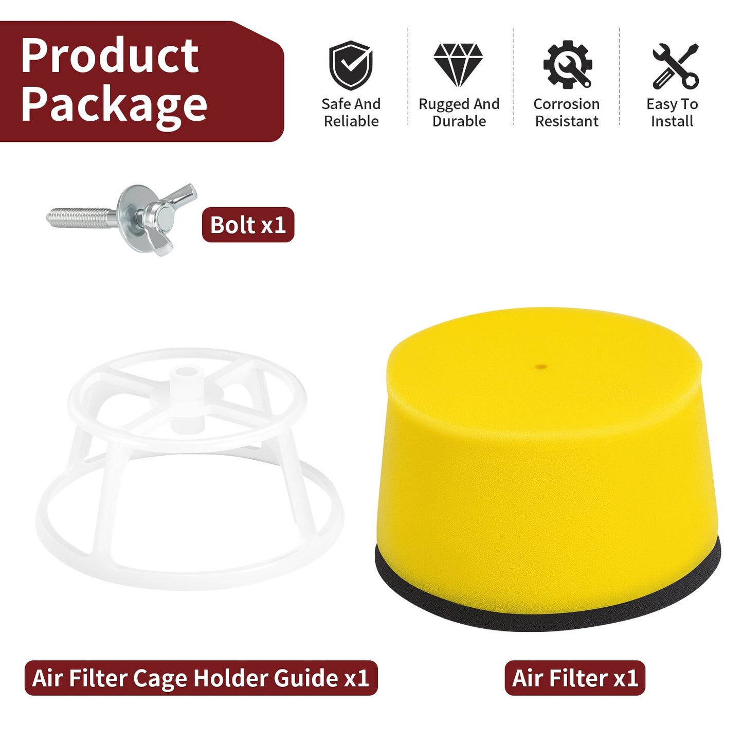 Air Filter Cage Holder for Suzuki Quadmaster 500 (2000–2001)