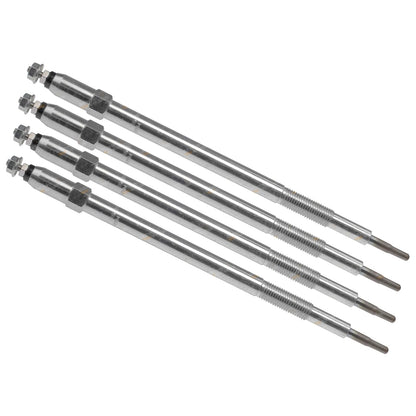 Set of 4 Glow Plugs for Nissan Navara D22 (2001–2007) Turbo Diesel