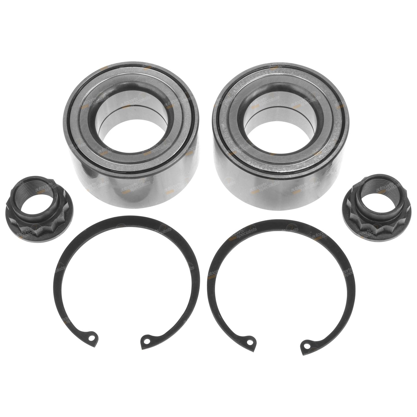 2 Front Wheel Bearing Kits for Toyota Prius C (2012–2017)