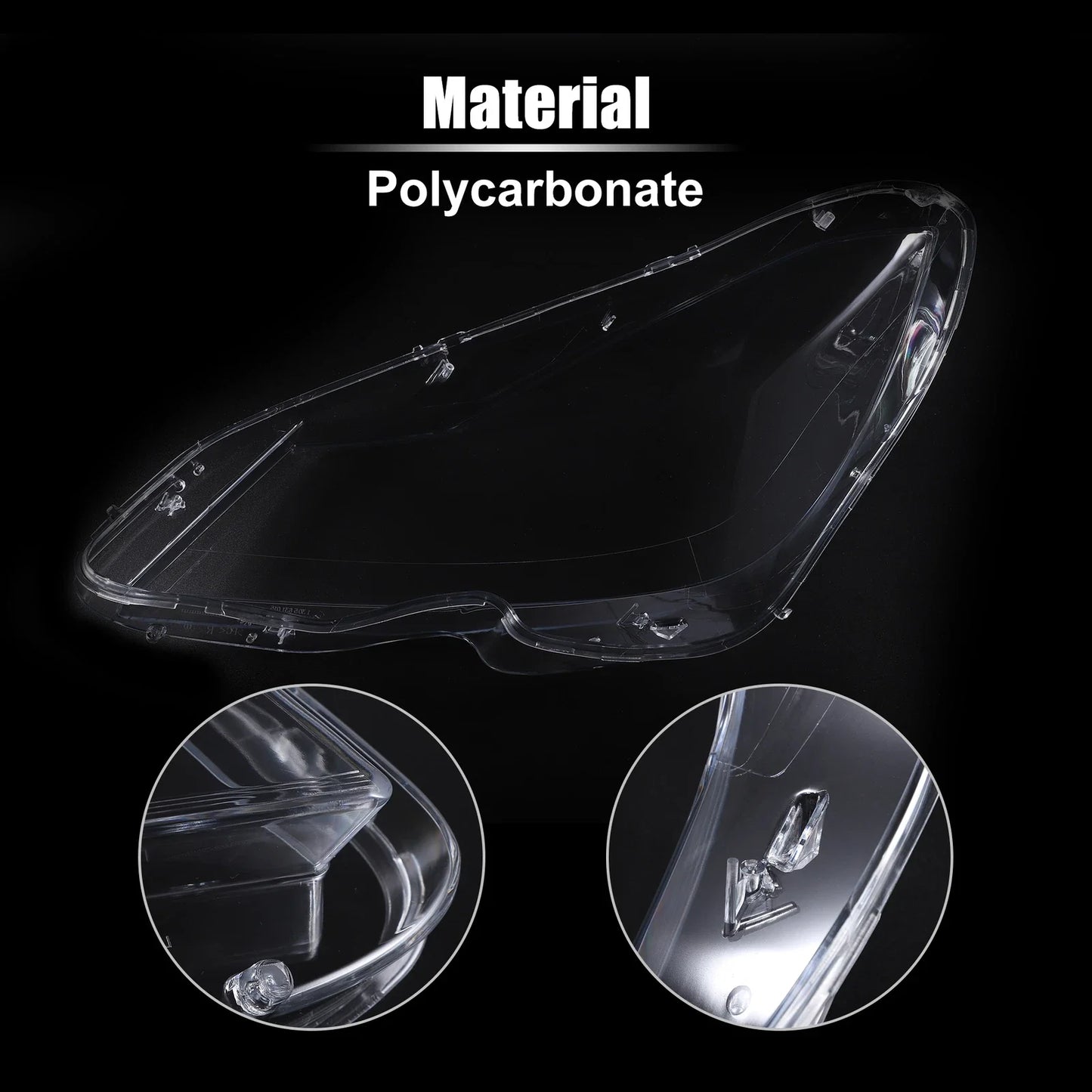 Front Headlamp Lens Cover for Mercedes Benz C Class W204 (2007-2014)