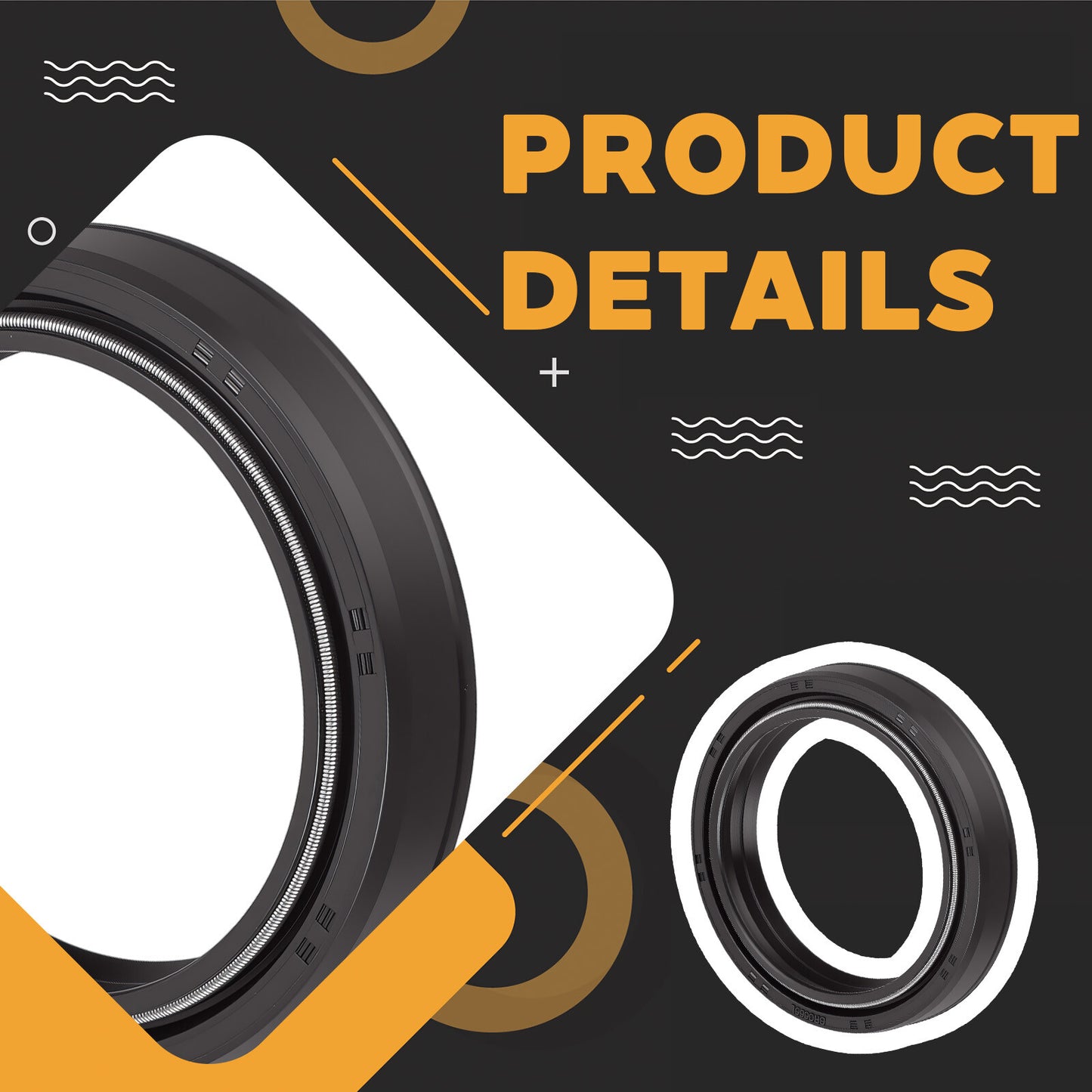 Front Fork Shock Absorber Oil Seal Kit for Suzuki GSX1300R Hayabusa (2008–2024)