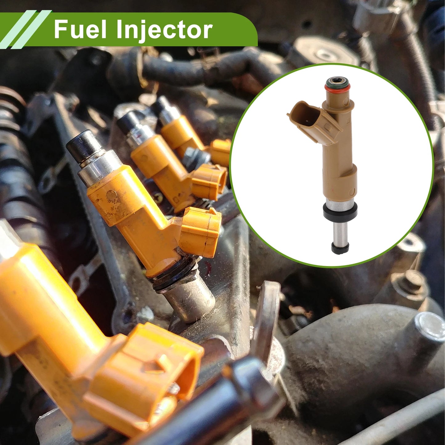 Fuel Injector for Toyota Matrix Base 1.8 (2009–2012) 23250-0D020