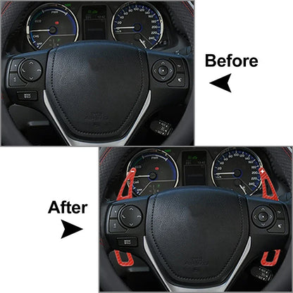 Steering Wheel Shift Paddle Extension Cover for Toyota Corolla, Camry, RAV4 (2014-2023)