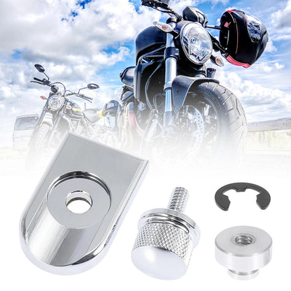 Seat Bolt Tab Screw Mount Knob Nut Cover Kit for Harley Davidson (All Years)