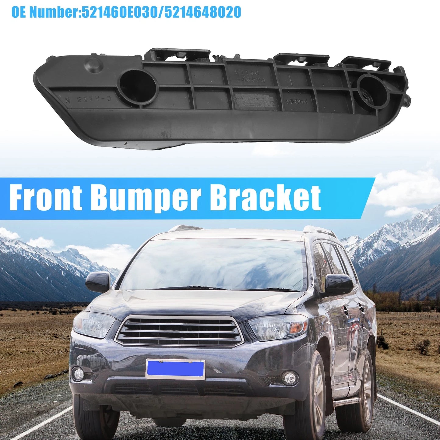 Front Left Bumper Cover Bracket No. 521460E030/5214648020 for Toyota Highlander (2001–2007)