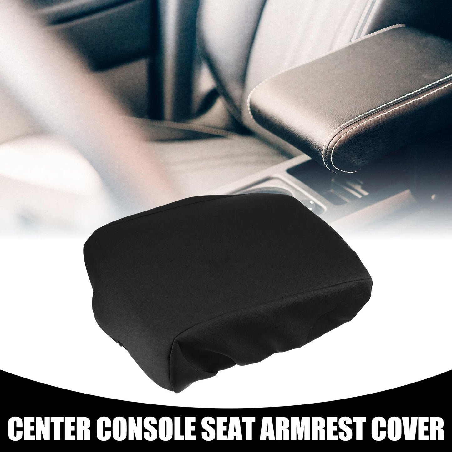 Center Console Armrest Cover for Ford F-150 (2021–2023) Black