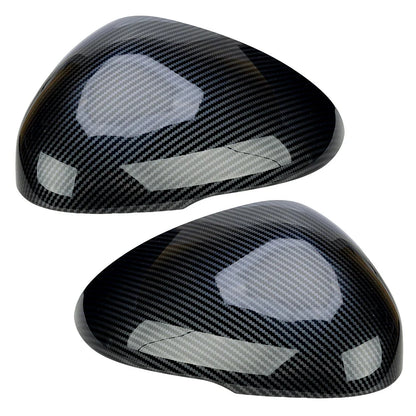 Carbon Fiber Style Rear View Mirror Covers for Kia K5 (2021-2023)