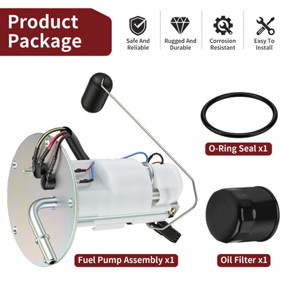 Fuel Pump Assembly with Oil Filter for Kawasaki Vulcan 1700 (2009–2012)