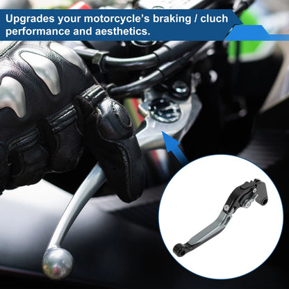 Brake Clutch Levers for Suzuki GSXR1000 (2009–2019) Black Titanium 1 Pair