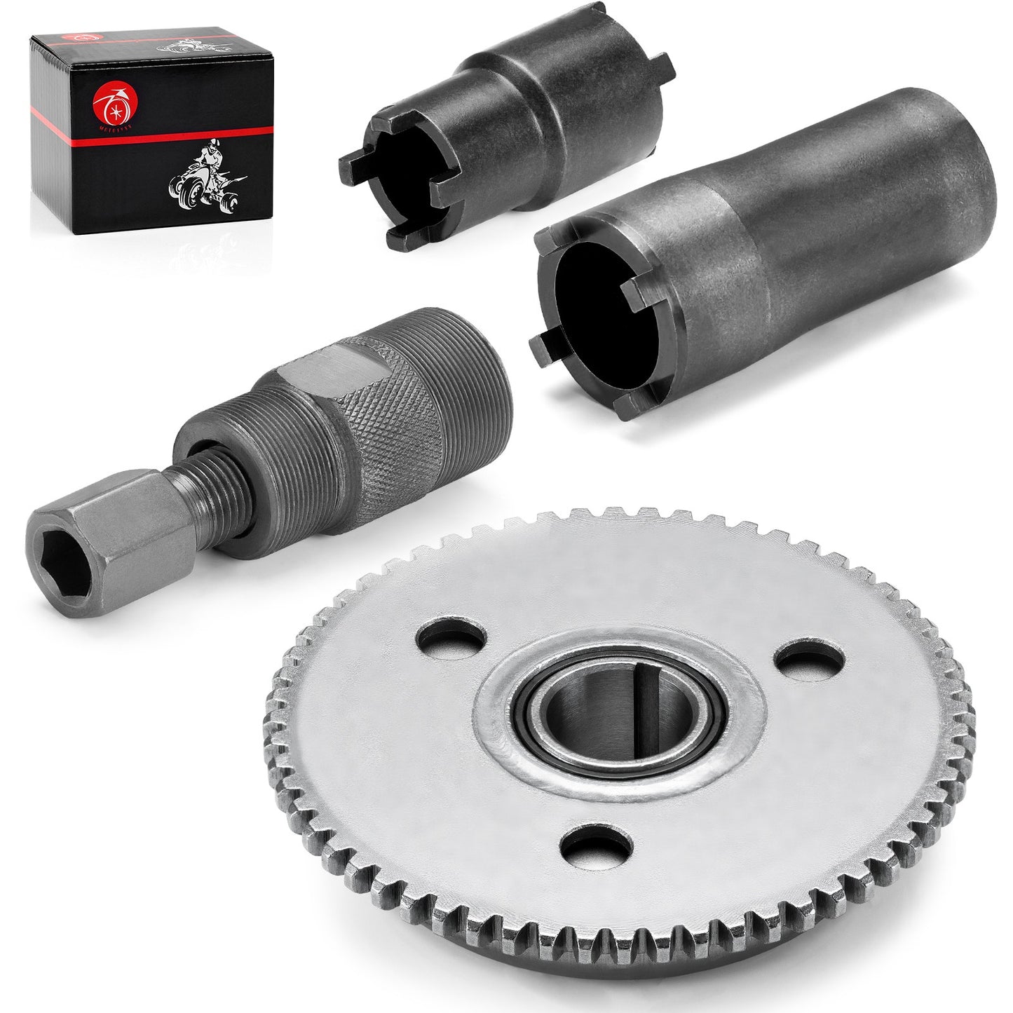 Starter Clutch Flywheel Puller Tool Kit for GY6 Scooter (152QMI, 157QMJ)