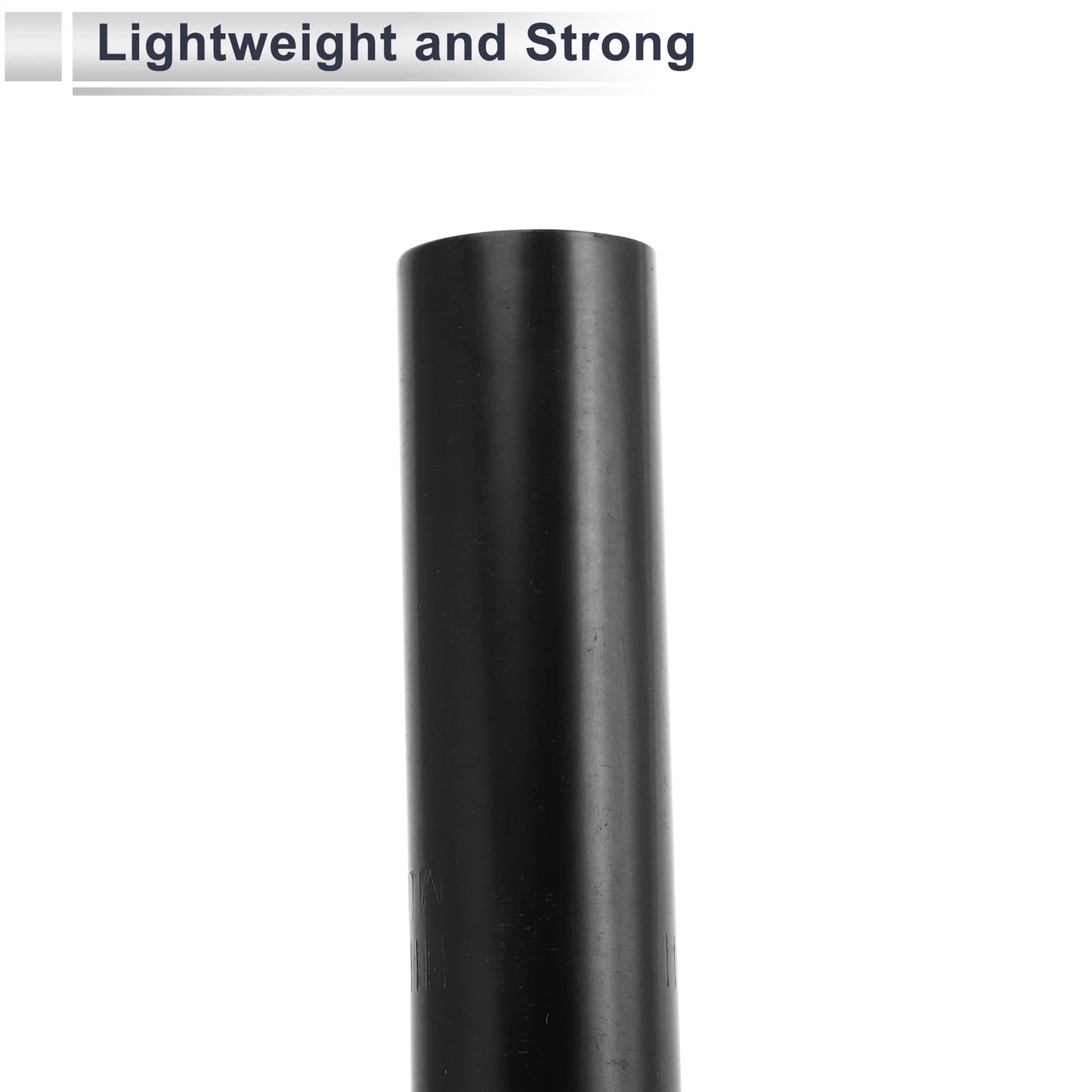 Bike Seat Post for Universal Fit (33.9mm x 500mm) Black Aluminum Alloy