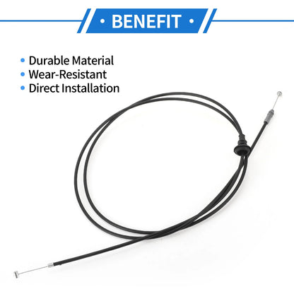 Hood Release Cable No. 536300D120 for Toyota Yaris (2008–2011)
