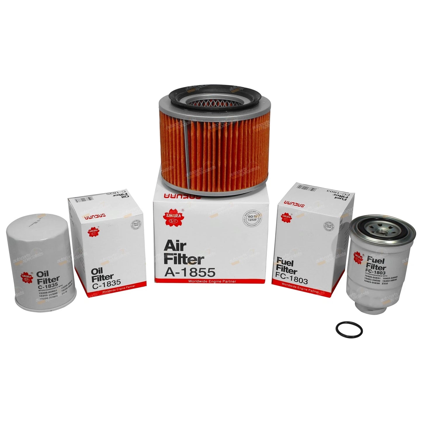 Oil Air Fuel Filter Service Kit for Nissan Patrol GU (1997–2000)