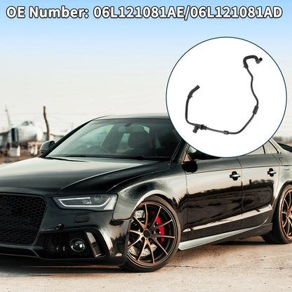 Radiator Hose Coolant Pipe for Audi A4 (2019) No. 06L121081AE Plastic Black