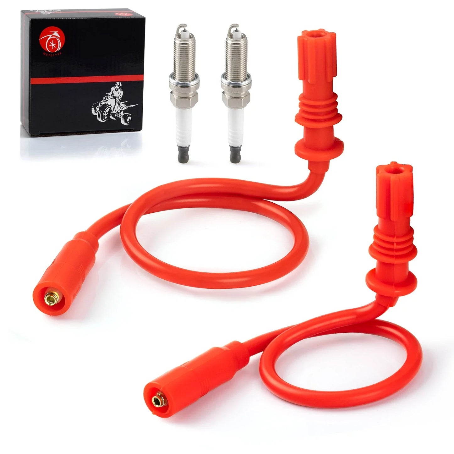 2 x Spark Plug Wire & Cap for Polaris Sportsman 1000 (2015–2024)