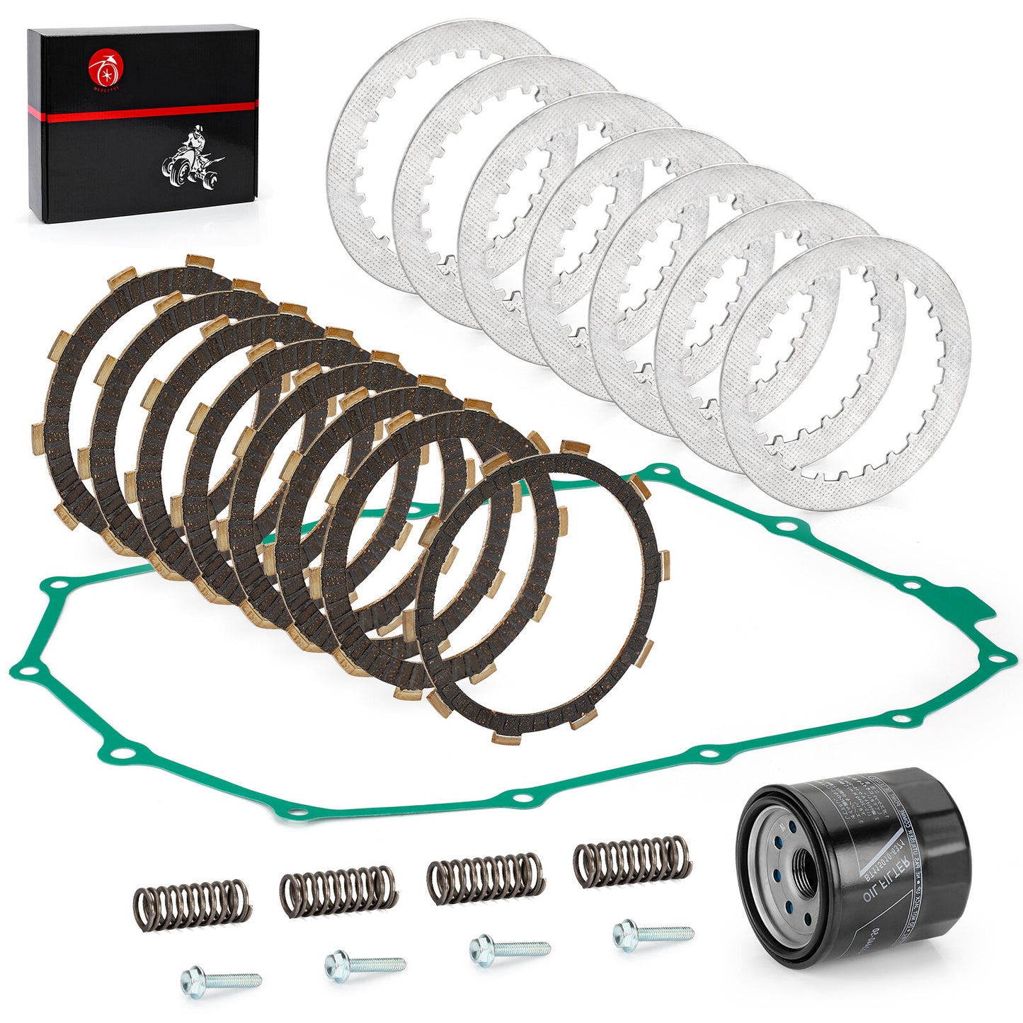 Clutch Friction Steel Plates Kit for Honda Shadow ACE 750 (1998–2003)