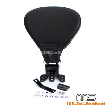 Black Backrest Pad Bracket for Harley Touring FLH Street Glide (2009-2023)
